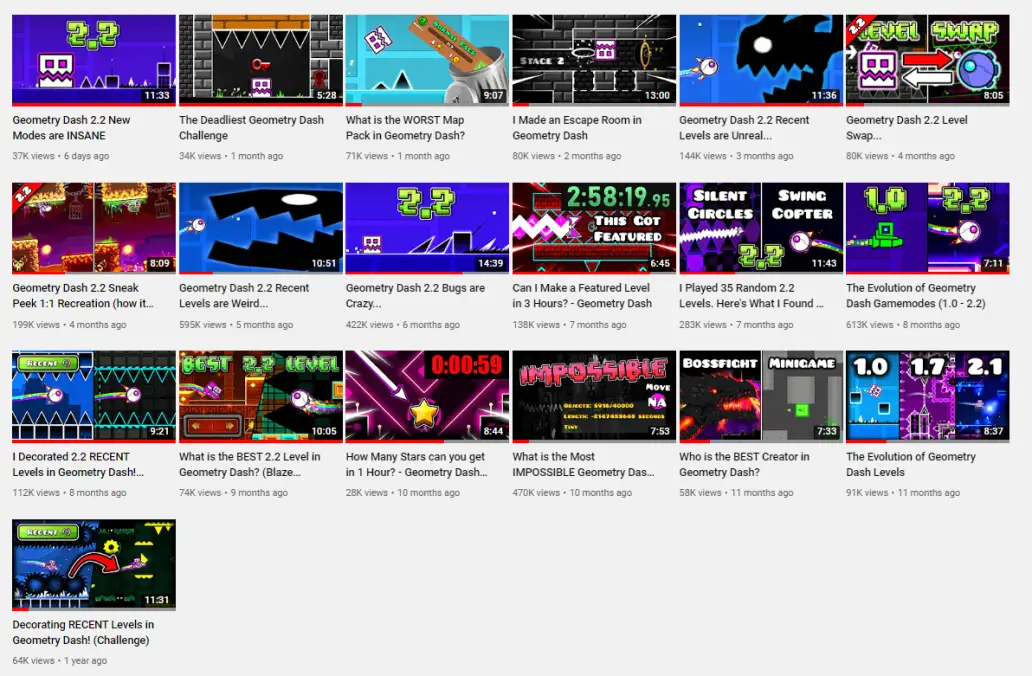 All my videos