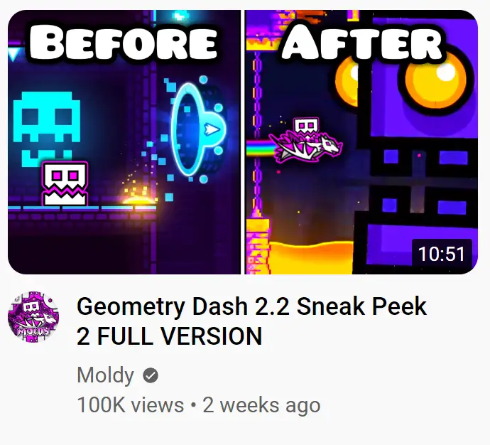 Thumbnail and title