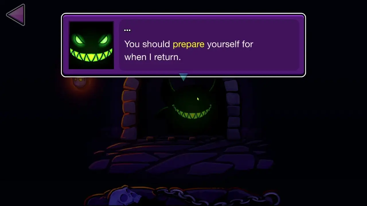 Demon Guardian saying he will return